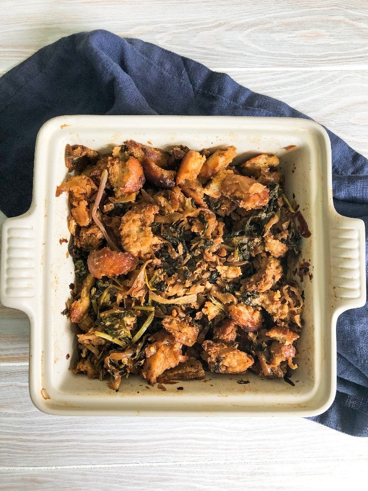 BSF KALE & CARAMELIZED ONION STUFFING Brick Street Farms