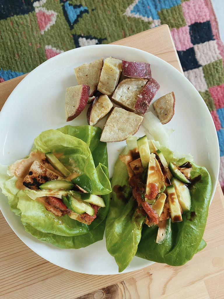 Quick Weekday Lettuce Wrap