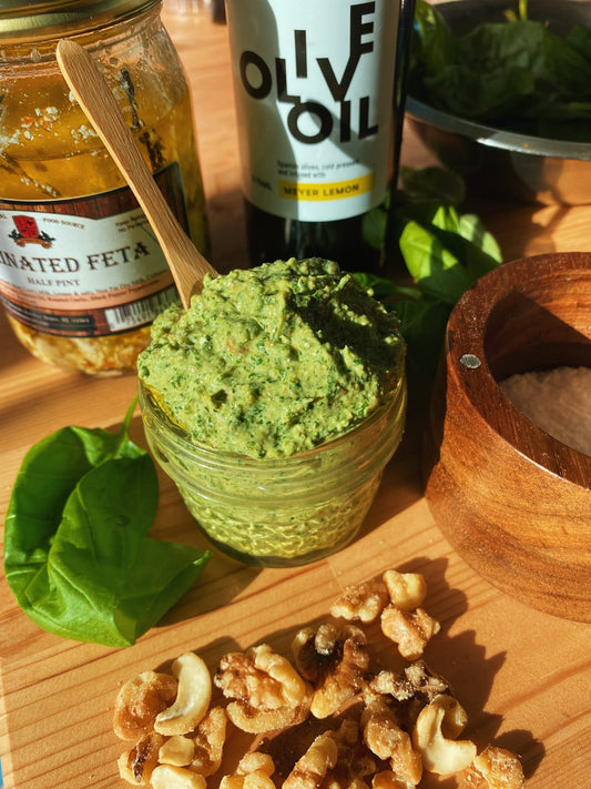 Walnut and Feta Pesto