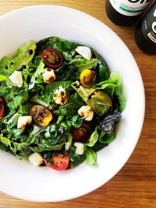 Garlic Balsamic Caprese Salad